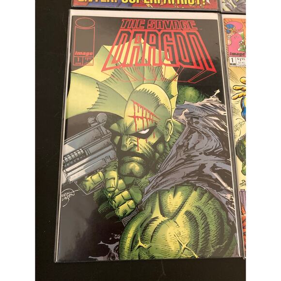 The Savage Dragon Comic Book Lot (6) 90's Era Image Comics High Grade - Boarded - Picture 5 of 7